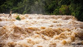 Don Khong Island haevy waterfalls, Laos